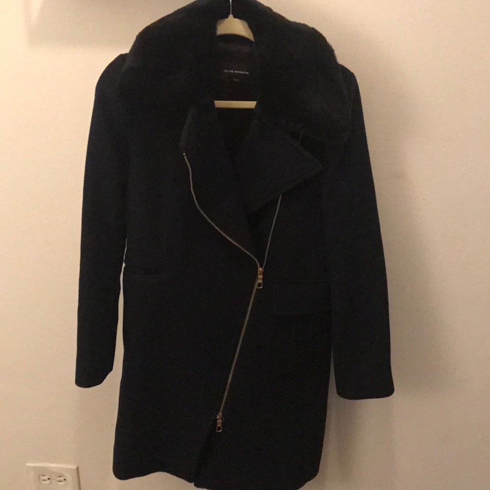 Club Monaco navy pea coat
